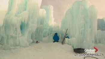 Opening night for Edmonton’s Ice Castle