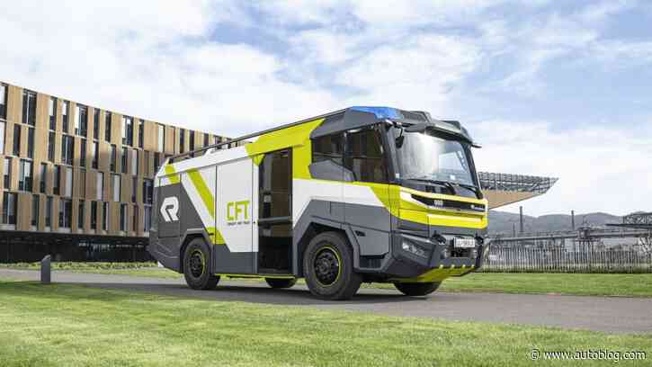 Rosenbauer Concept Fire Truck PHEV headed to production, looking for a home in the U.S.