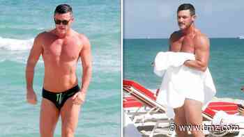 Luke Evans Shows Off Incredible Body on Miami Beach