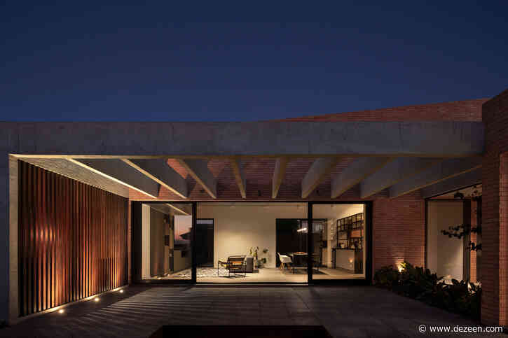 Bernardo Richter arranges his brickwork house in Brazil around a courtyard