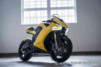 This crash-evading electric motorcycle gets its brains from BlackBerry