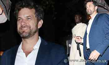 Joshua Jackson and pregnant wife Jodie Turner-Smith make their first appearance as a married couple