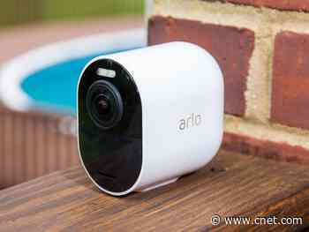 The Arlo Ultra 4K wireless indoor/outdoor security camera is $120 off     - CNET