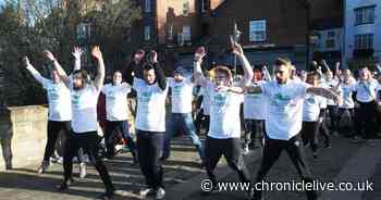 See exercise fanatics take over Durham city centre with their 'fitness flashmob'