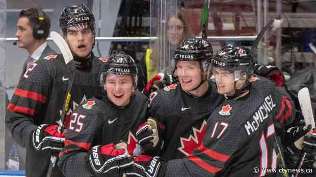 Canada to face Russia for gold after 5-0 win over Finland at world juniors