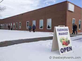 Farmers market starts settling into new location