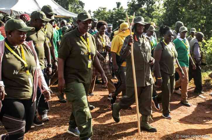 Uganda's Museveni begins jungle march to highlight liberation struggle