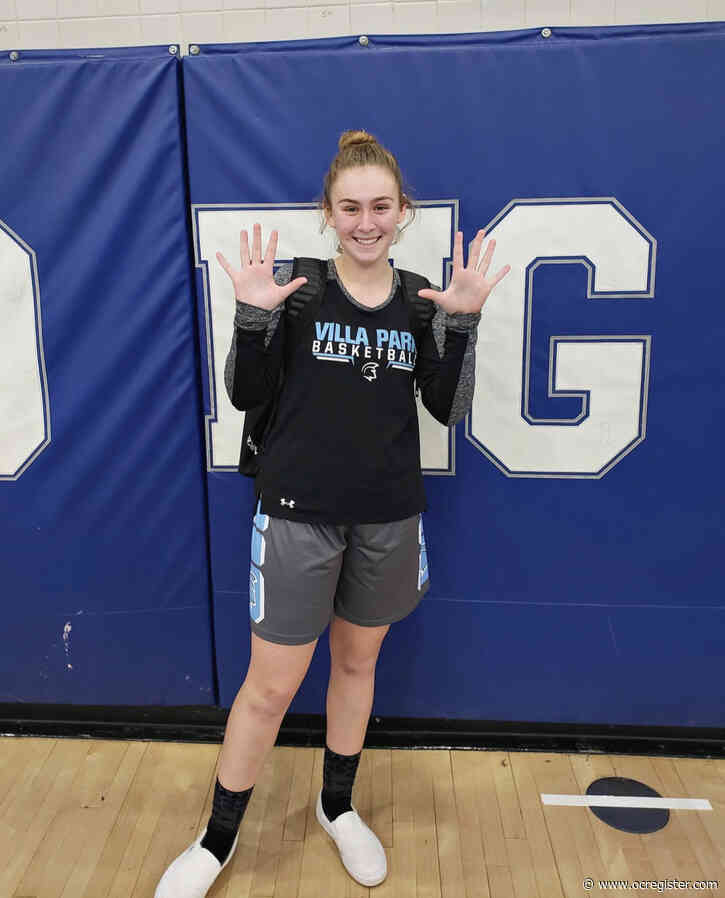 Villa Park’s Sophia Santangelo sinks a school-record 10 3-pointers