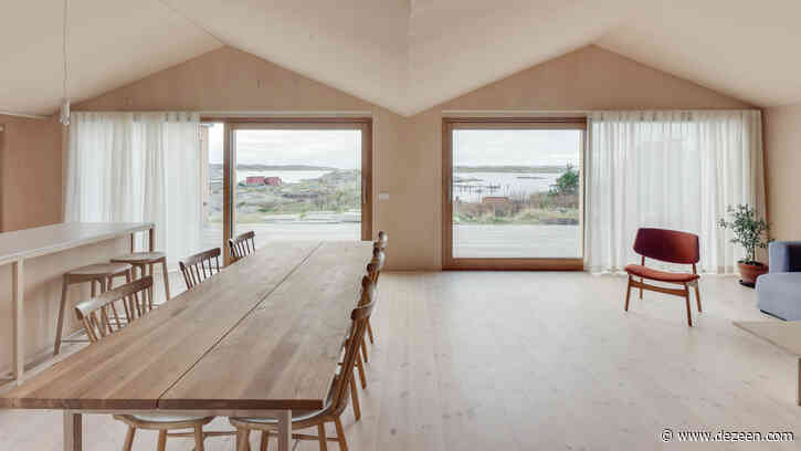 Studio Holmberg designs pine-clad holiday home to blend into Swedish seaside setting