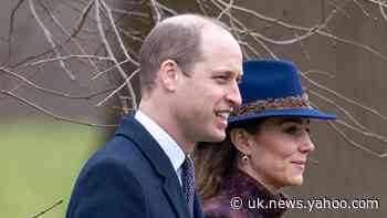 Kate and William join the Queen for Sandringham church service
