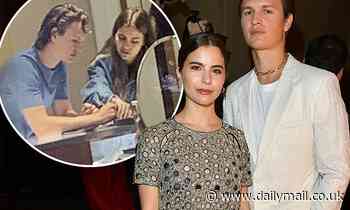 Ansel Elgort and girlfriend shop for jewellery for Golden Globes