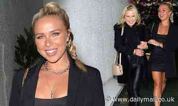 Love Island's Gabby Allen steps out looking chic in all black ensemble