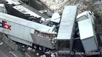 Massive pileup in Pennsylvania kills 5 and injures about 60 others