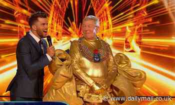 The Masked Singer: Alan Johnson is unveiled as the mystery Pharaoh