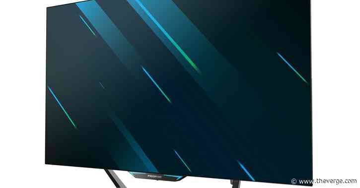 Acer is launching three new Predator monitors, including a giant 55-inch model
