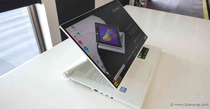 Acer’s ConceptD 7 Ezel is a smaller transforming laptop designed for creators