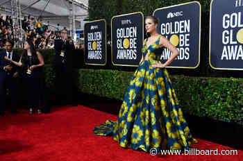 Taylor Swift Graces the Red Carpet in a Floral Gown at the 2020 Golden Globes