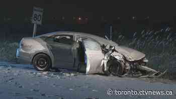 Drivers urged to slow down following several crashes as snow hits the GTA