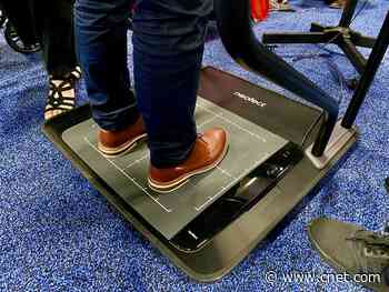 Neofect Smart Balance is basically Dance Dance Revolution for leg rehab     - CNET