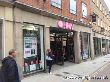 YORK HMV store set to be saved for a third time amid nationwide closures