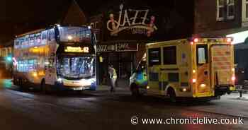 Man taken to hospital after being struck by bus on Chillingham Road in Heaton