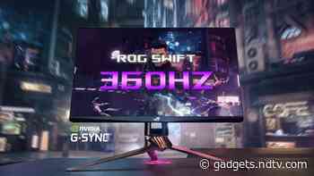 Asus at CES 2020: ROG Swift 360Hz, ROG Swift PG32UQX 144Hz Gaming Monitors Launched