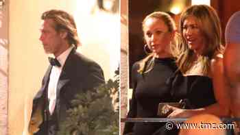 Brad Pitt & Jennifer Aniston Attend Same Golden Globes After-Party