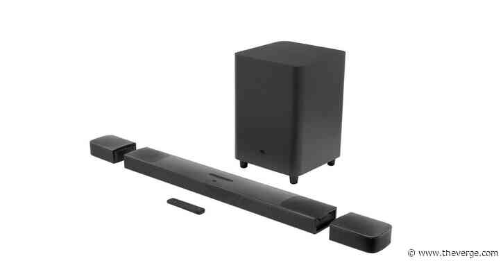 JBL’s first Dolby Atmos soundbar includes battery-powered rear wireless speakers