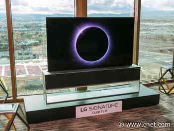 LG's rollable OLED TV is official, costs $60,000, ships in 2020     - CNET