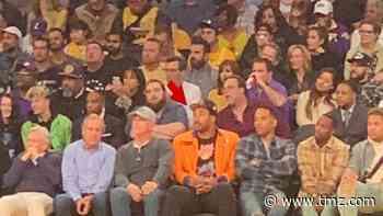 Myles Garrett Sits Courtside With LeBron's Friends At Laker Game