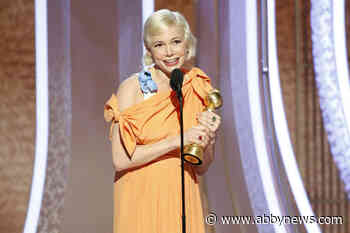 Michelle Williams urges women to vote ‘in your own self interest’ from Golden Globes stage