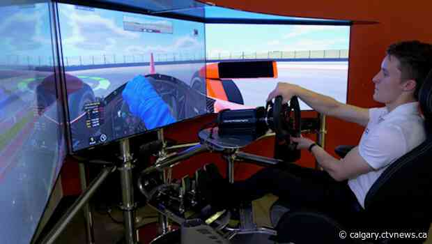 Simulated speed: Alberta race car driver trains for busy 2020 season on simulator