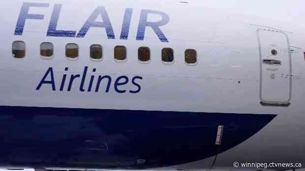 Flair Airlines 24-hour flight delay strands passengers in Winnipeg