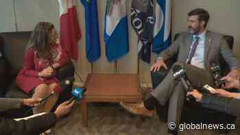 Deputy prime minister in Edmonton for meeting with Mayor Don Iveson