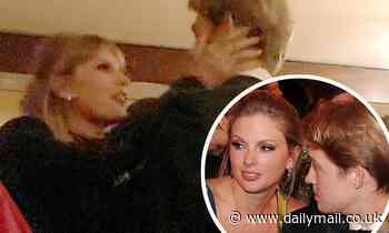 Taylor Swift embraces boyfriend Joe Alwyn in their most public show of affection yet
