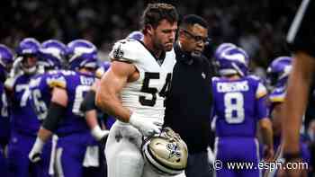 Source: Saints' Alonso has torn ACL for 3rd time