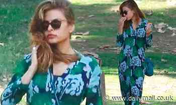Eva Mendes wows in floral as she steps out after issuing classy response to mean Instagram comment