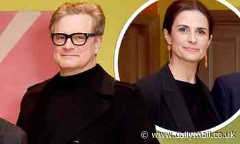 Colin Firth and his estranged wife Livia host a film screening together after announcing divorce