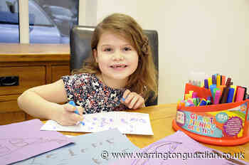 Youngster, 7, sells her drawings to raise money for Cancer Research