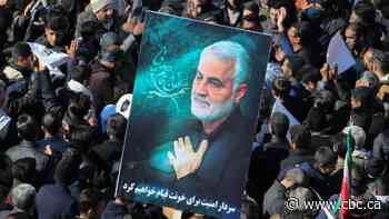 Stampede erupts during procession for slain general: Iran TV