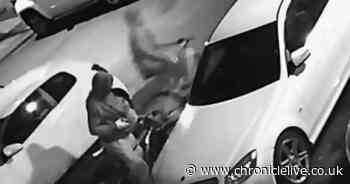 Suspected Wallsend arson attack captured on camera as CCTV shows car engulfed in flames