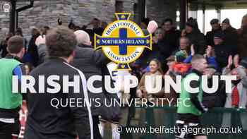 Watch: Behind the scenes of Queen's University's Irish Cup shock win over Linfield