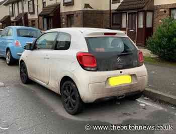 Stolen car with false plates recovered in Bolton