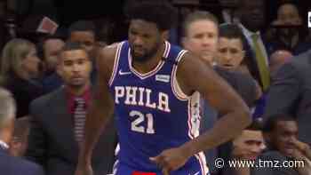 Joel Embiid Gruesomely Dislocates Finger, But Stays In Game!