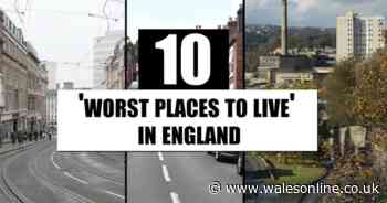These are the 10 'worst places to live' in England according to survey - is your town on the list?