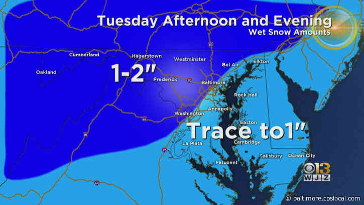 Maryland Weather: Slushy Mess In Baltimore, Snow Out West