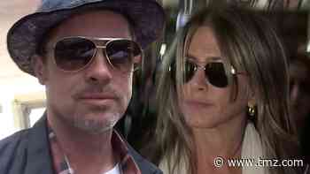 Brad Pitt & Jennifer Aniston Aren't Romantic, Just Friendly