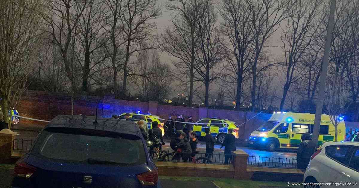 LIVE Littleton Road in Salford closed with huge emergency services