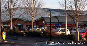 Wallsend drink-driver fell over in and smashed bottle of wine in front of police