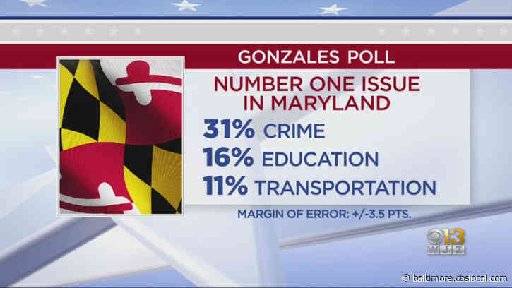 Poll: Majority Of Marylanders Support Recreational Marijuana, One-Third Say Crime Is Top Issue